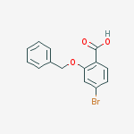 Structure of 2-(Benzyloxy)-4-bromobenzoic acid