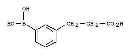Structure of 3-(3-BORONOPHENYL)PROPIONIC ACID