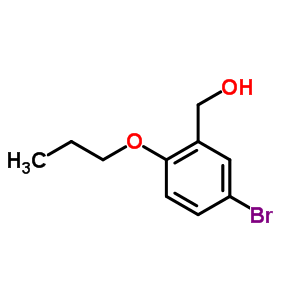 (5-bromo-2-propoxyphenyl)methanol结构式