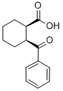 Structure of CIS-2-BENZOYL-1-CYCLOHEXANECARBOXYLIC ACID, 98