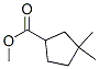 3,3-Dimethylcyclopentanecarboxylic acid methyl ester结构式