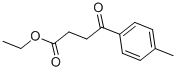 Structure of 4-Oxo-4-p-tolylbutanoic acid, ethyl ester