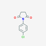 Structure of 1-(4-chlorophenyl)pyrrolidine-2,5-dione