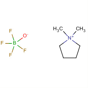 N，N-二甲基吡咯烷鎓四氟硼酸盐结构式