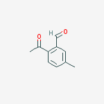 BENZALDEHYDE, 2-ACETYL-5-METHYL-结构式