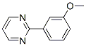 Structure of Pyrimidine,2-(3-methoxyphenyl)-