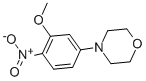Structure of 4-(3-methoxy-4-nitrophenyl)morpholine