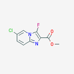 Structure of Methyl 6-chloro-3-fluoroimidazo[1,2-a]pyridine-2-carboxylate