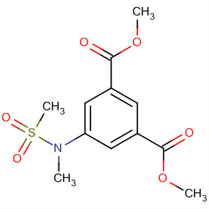 Structure of 1,3-Benzenedicarboxylic acid, 5-[methyl(methylsulfonyl)amino]-,dimethyl ester
