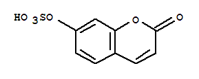 Structure of 2-OXO-2H-1-BENZOPYRAN-7-YL-SULFATE POTASSIUM SALT