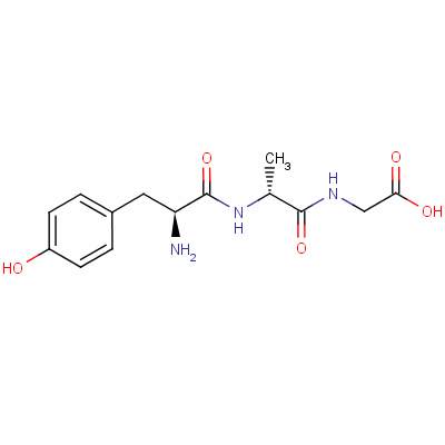 Structure of H-TYR-D-ALA-GLY-OH