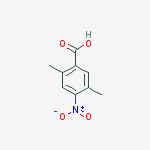 Structure of 2,5-dimethyl-4-nitrobenzoic acid