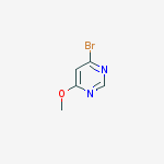 4-bromo-6-methoxypyrimidine结构式