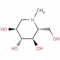 Structure of N-METHYL-1-DEOXYNOJIRIMYCIN