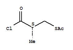 Structure of S-(3-chloro-2-methyl-3-oxopropyl) (S)-ethanethioate