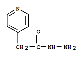 2-吡啶-4-基乙酰肼结构式
