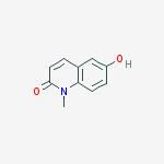 2(1H)-Quinolinone, 6-hydroxy-1-methyl-结构式