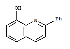 2-Phenyl-8-hydroxyquinoline结构式