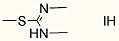 N,N'-Dimethyl-S-methylisothiouronium iodide结构式