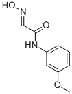 Structure of (2E)-2-(HYDROXYIMINO)-N-(3-METHOXYPHENYL)ACETAMIDE