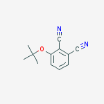 Structure of 1,2-BENZENEDICARBONITRILE,3-(1,1-DIMETHYLETHOXY)-