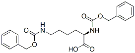 N,N-二苄氧羰基-D-赖氨酸结构式