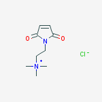 Structure of N-[2-(TRIMETHYLAMMONIUM)ETHYL]MALEIMIDE CHLORIDE