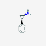 CIS-1-AMINO-2-PHENYLCYCLOPROPANE结构式