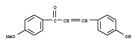 Structure of 4-HYDROXY-4-METHOXYCHALCONE