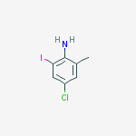 4-Chloro-2-iodo-6-methylaniline 95+%结构式