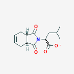2-(1,3-DIOXO-1,3,3A,4,7,7A-HEXAHYDRO-ISOINDOL-2-YL)-4-METHYL-PENTANOIC ACID结构式