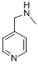 N-甲基-N-(4-吡啶甲基)胺结构式