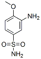 Structure of Benzenesulfonamide, 3-amino-4-methoxy-