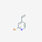 2-Bromo-4-vinylpyridine结构式