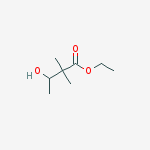 3-HYDROXY-2,2-DIMETHYL-BUTYRIC ACID ETHYL ESTER结构式