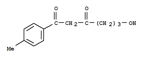 Chemical structure of 6-HYDROXY-1-(4-METHYLPHENYL)-1,3-HEXANEDIONE