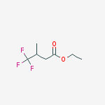 ETHYL-3-(TRIFLUOROMETHYL)BUTYRATE结构式