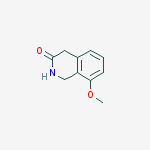 3(2H)-ISOQUINOLINONE,1,4-DIHYDRO-8-METHOXY-结构式