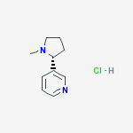 Structure of NICOTINEHYDROCHLORIDE