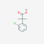 2-(2-Chlorophenyl)-2-methylpropanoic acid - NEW PRODUCT结构式