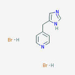 Structure of Pyridine, 4-(1h-Imidazol-4-Ylmethyl)-, Dihydrobromide