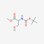 Structure of N-BOC-DL-SERINE