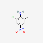Structure of 2-CHLORO-6-METHYL-4-NITROANILINE