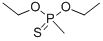 Structure of O,O-DIETHYL METHYLPHOSPHONOTHIOATE