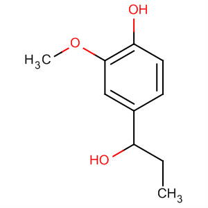 Chemical structure of benzenemethanol, α-ethyl-4-hydroxy-3-methoxy-
