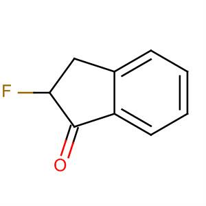 1H-Inden-1-one, 2-fluoro-2,3-dihydro-结构式
