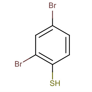 Benzenethiol, 2,4-dibromo-结构式