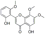 Structure of 2-(2-Hydroxy-6-methoxyphenyl)-5-hydroxy-7,8-dimethoxy-4H-1-benzopyran-4-one
