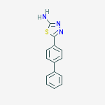 Structure of 5-BIPHENYL-4-YL-[1,3,4]THIADIAZOL-2-YLAMINE
