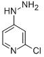 Structure of PYRIDINE, 2-CHLORO-4-HYDRAZINO-